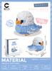 Parrot Micro Building Blocks Bird Cockatiel Budgerigar DIY Assembled Pigeon Macaw 3D Model Mini Brick Figures Toys For Kids