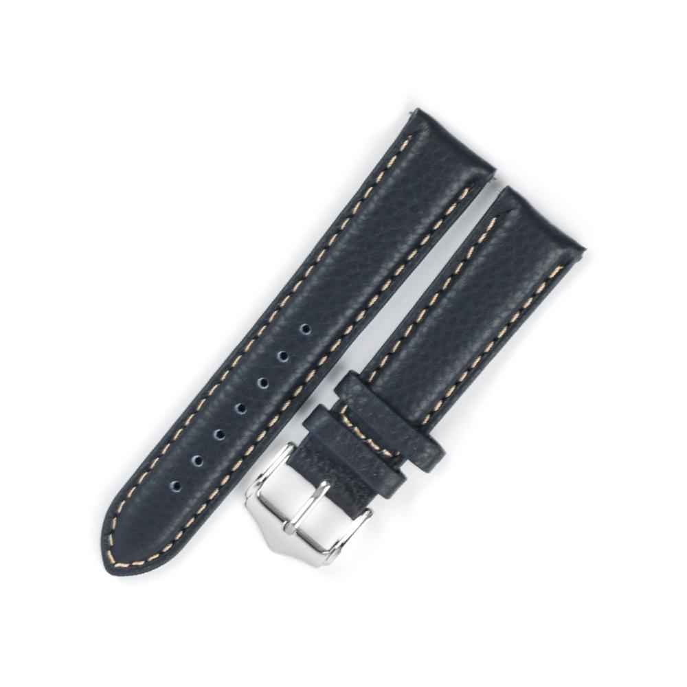 Litchi Pattern Soft Leather Watch Band Bracelet 18mm 19mm 20mm 22mm Cowhide Watchband Replacement Wrist Straps Accessories