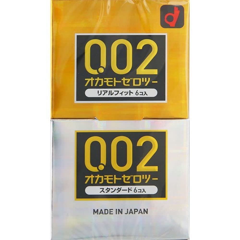 

Okamoto Zero Two Assorted Fit 6 штук 6 штук x 3 штуки набор 002 [Набор 3] (Реальный + Стандартный) + 0,02