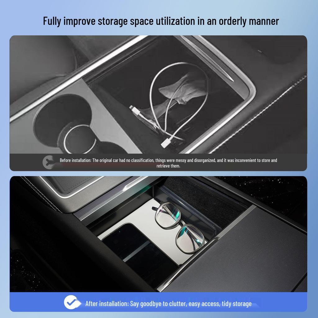 Refurbished Tesla Model 3/Y Trunk Storage Box - Automotive Accessory