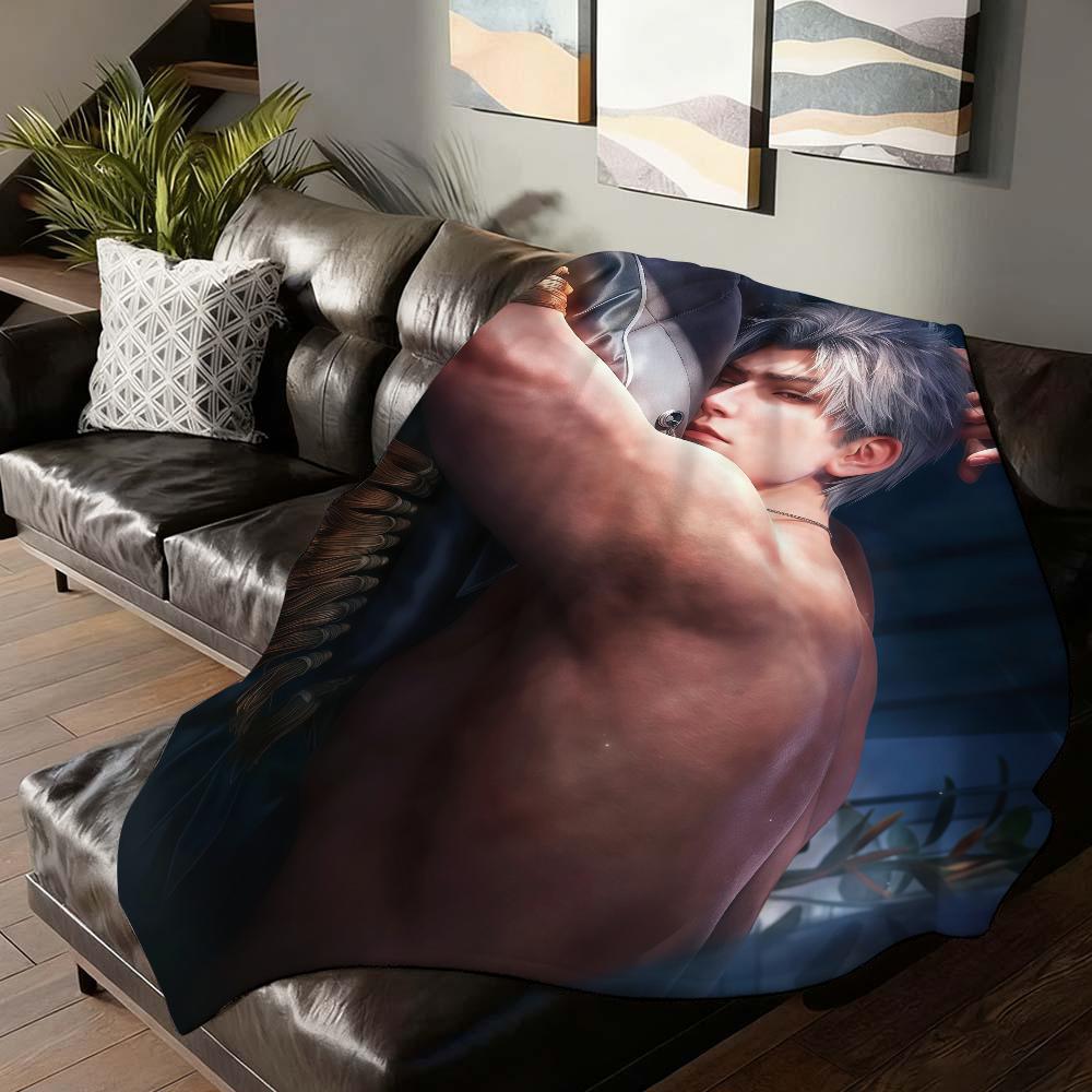 Love and Deepspace Sylus Blanket For Sofa Office Bed Plane Travel Sleep Read Relax Camping Soft And Warm