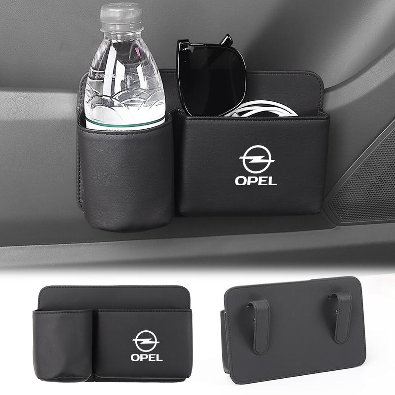 New Car Drink Rack Storage Box Car Door Storage Case Interior For Opel Astra Insignia Corsa Zafira Meriva Mokka Vivaro Vectra QA5