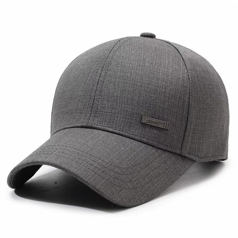 Men's baseball cap - outdoor casual sports travel sun hat - visor cap for middle-aged and elderly