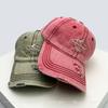 New Men Women Korean Embroidered Letters Mountain Baseball Hats Sunshade Retro Versatile ins Peaked Caps Personal Fashion Casual