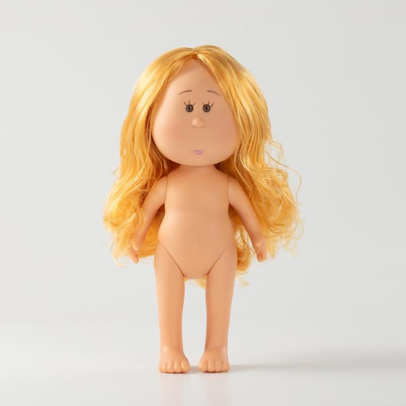 24cm Girls Toy Curly Hair Bean Eye Vinyl Doll Dress Up Dark Skin Mia Potato Dolls Movable Action Figure Body Children Gift Poseable Articulated Scale