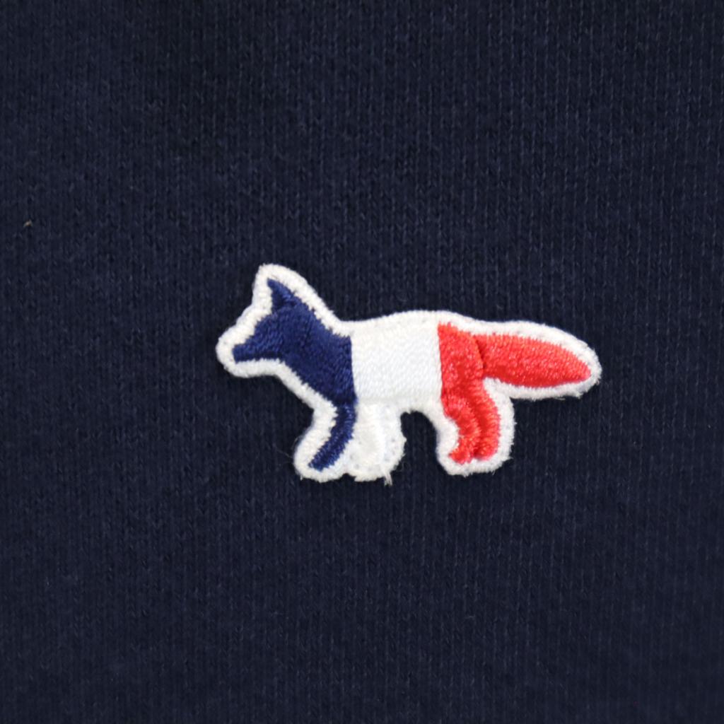 MAISON KITSUNE Made in Portugal Long sleeve Zip hoodie XS Navy Men's Used
