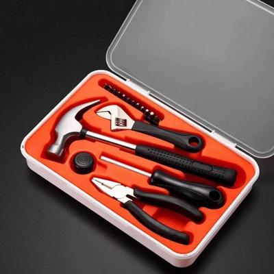 17-teiliges Luxus-Haushaltswerkzeugset, langlebig, praktisch für Heimwerkerprojekte, tragbares Reparatur-Handwerkzeugset, Aufbewahrungsbox
