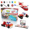 Construction Blocks Wafle Meli Fire Brigade 4-in-1 Firefighter 160E