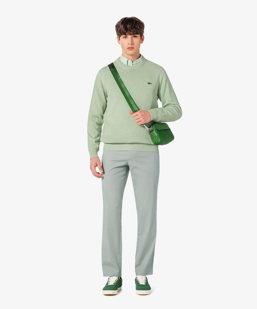 LACOSTE Men'S Paper Long Sleeve Crewneck Pullover Ah598E-56G 02M