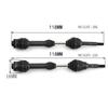 4 Pcs/2pcs Rear Drive Shaft Steel Driveshaft CVD for 1/10 Trxs Slash Rustler Hoss Stampede VXL 4X4 RC Car