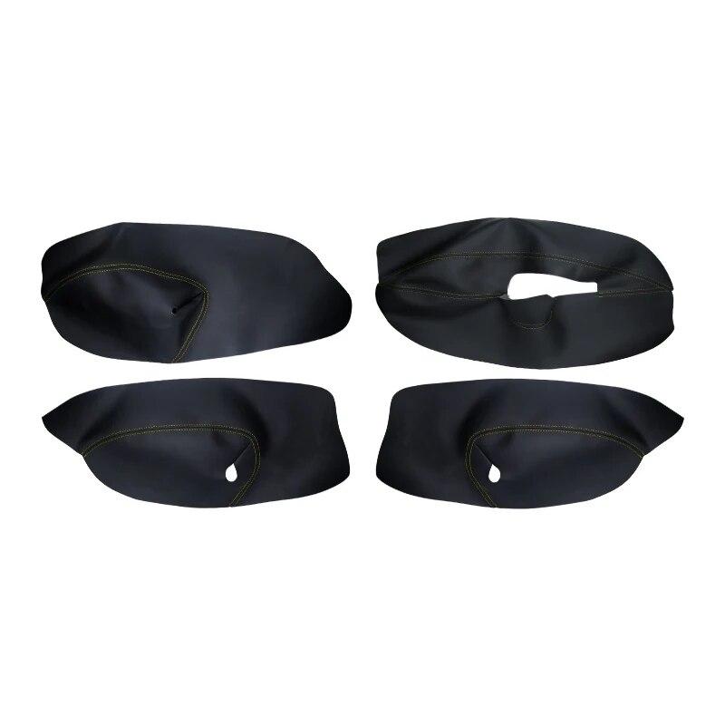 Right Hand Drive 4 Doors Car Microfiber Leather Armrest Cover For VW Golf 4 MK4 Jetta 1998 - 2005 Door Armrest Panel Cover Trim