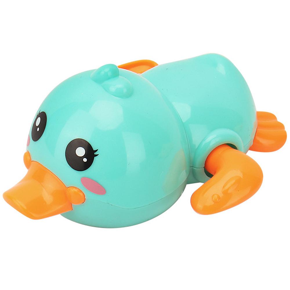 Baby Bath Toys Children Bathing Cute Swimming Duck Water Playing Toys Clockwork Car Cartoon Vehicle Baby Bath Toy for Kids Gift