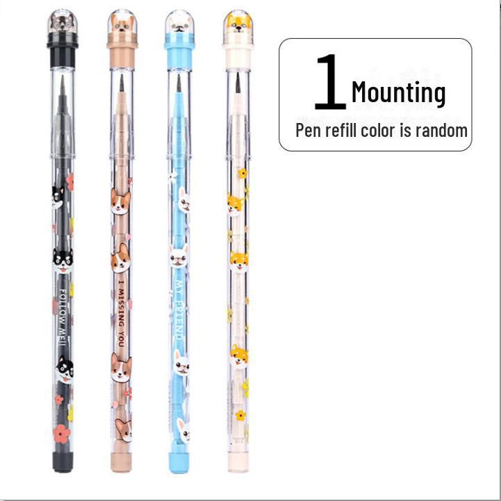 Cute Cartoon HB Mechanical Pencil for Kids with Replaceable Refill