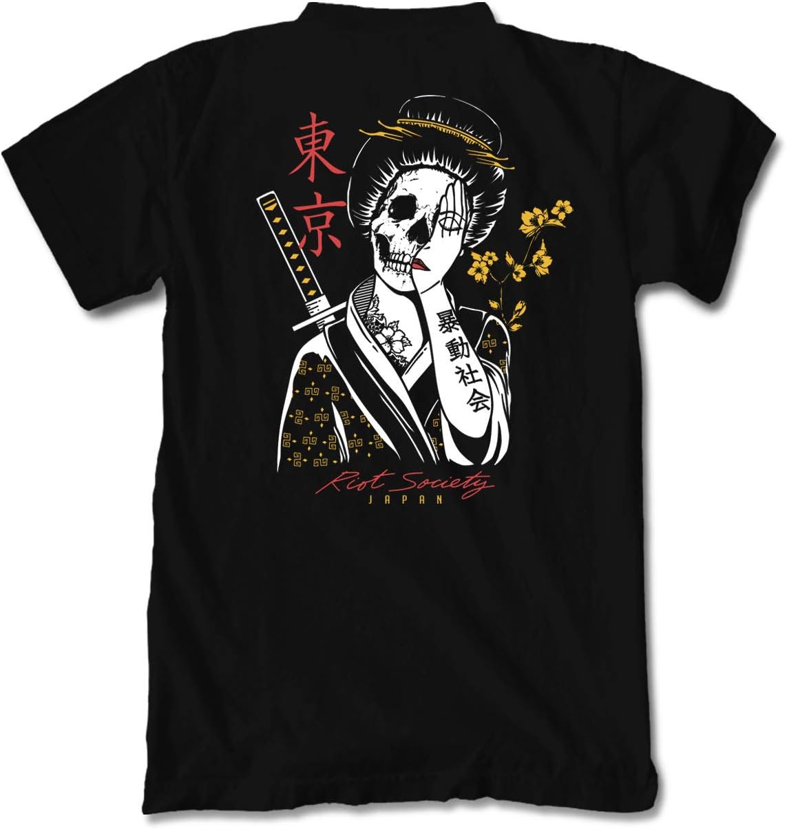 Riot Society Men s Short Sleeve Graphic Fashion T-Shirt Unisex T-Shirt M