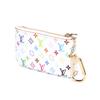 Louis Vuitton Borsetta Portachiavi X Takashi Murakami Tela Monogramma Multicolore/Bianca Portafogli da Donna M28388