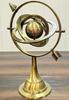Vintage Brass Armillary Sphere 11" Antique Astrolabe Table Top World Globe Gift