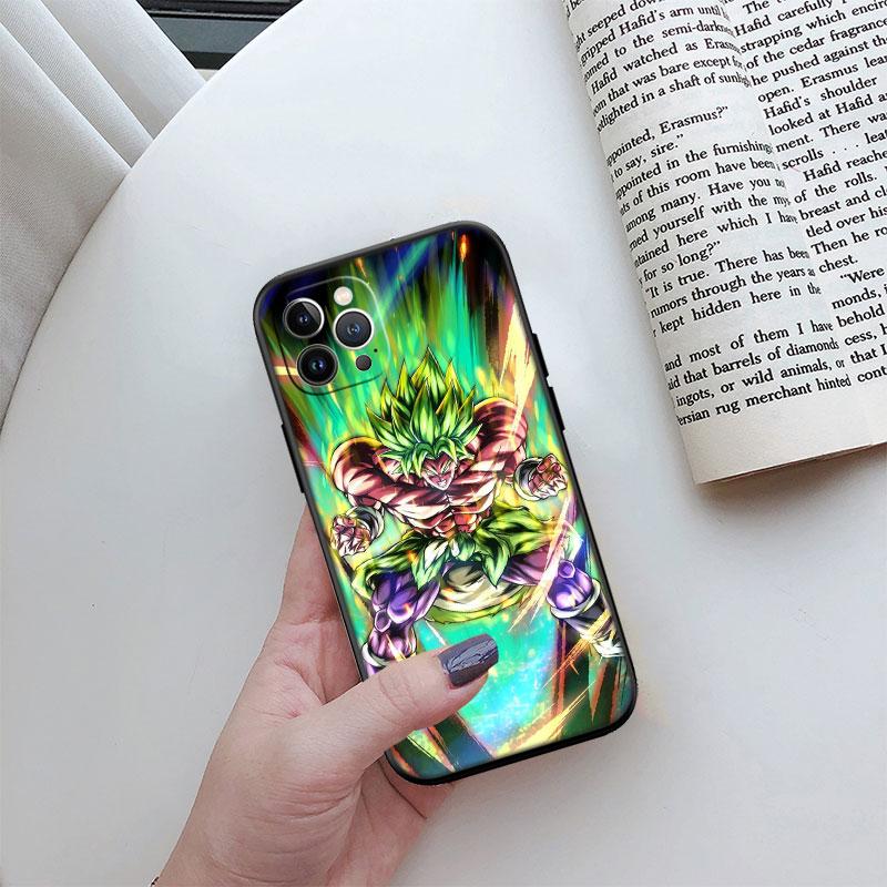 Dragon Ball BROLY Nuova Custodia per Telefono di Alta Gamma per iPhone 16 15 14 13 Pro Max Plus Mini