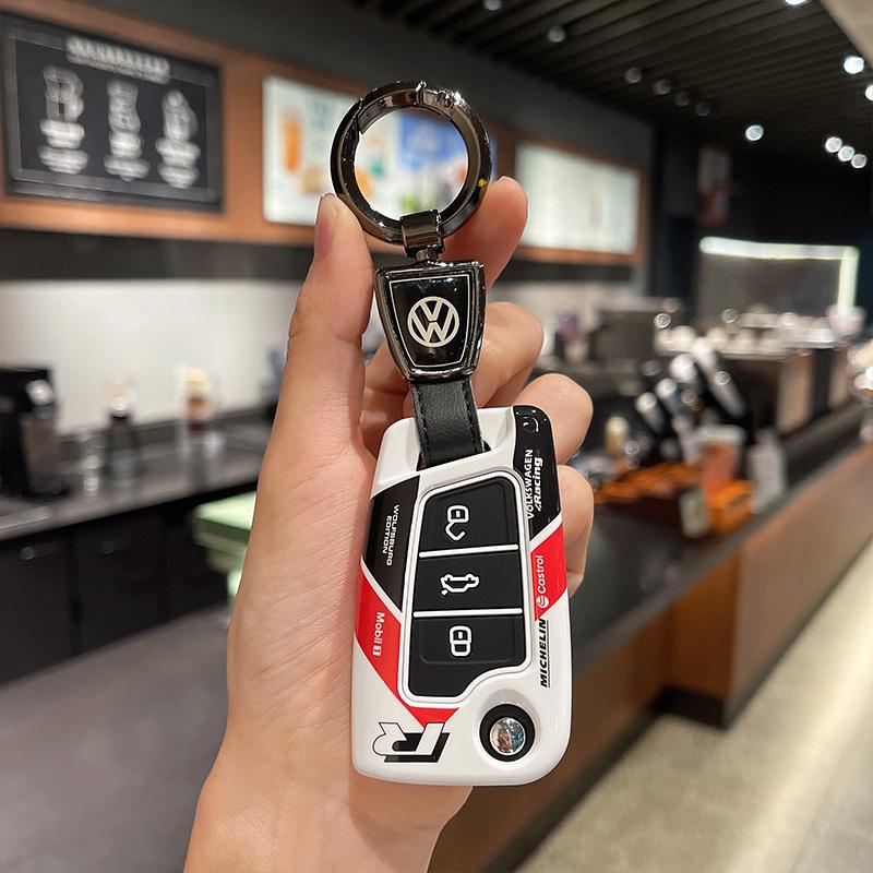 Para VOLKSWAGEN VW Estilo Funda para Llave de Coche Cubierta Para VW Volkseagen Passat B8 Magotan Para Skoda Superb A7 Kodiaq Seat