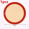 Non Stick Round Silicone Baking Mat Heat Resistant Pastry Cake Pan Liner Baking Sheets Pads Macaron Bread for Oven Air Fryer