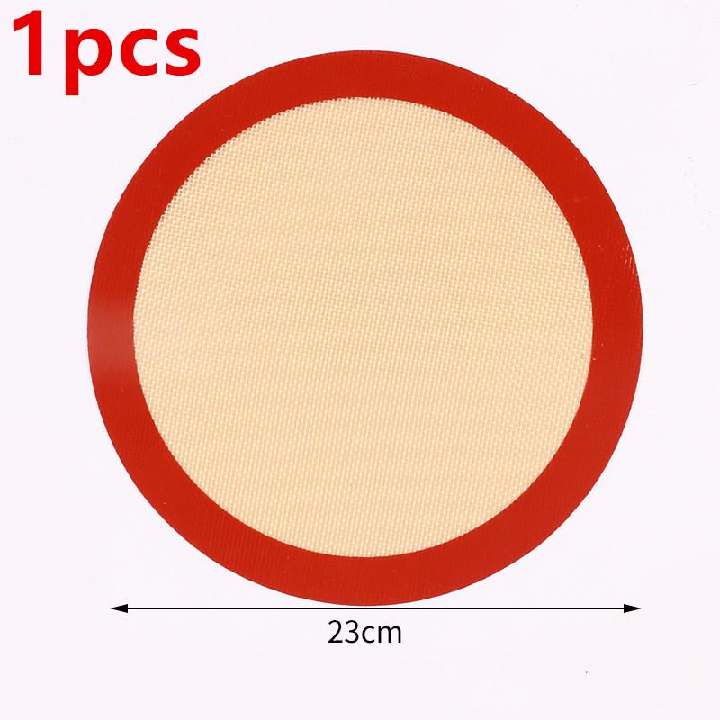 Non Stick Round Silicone Baking Mat Heat Resistant Pastry Cake Pan Liner Baking Sheets Pads Macaron Bread for Oven Air Fryer