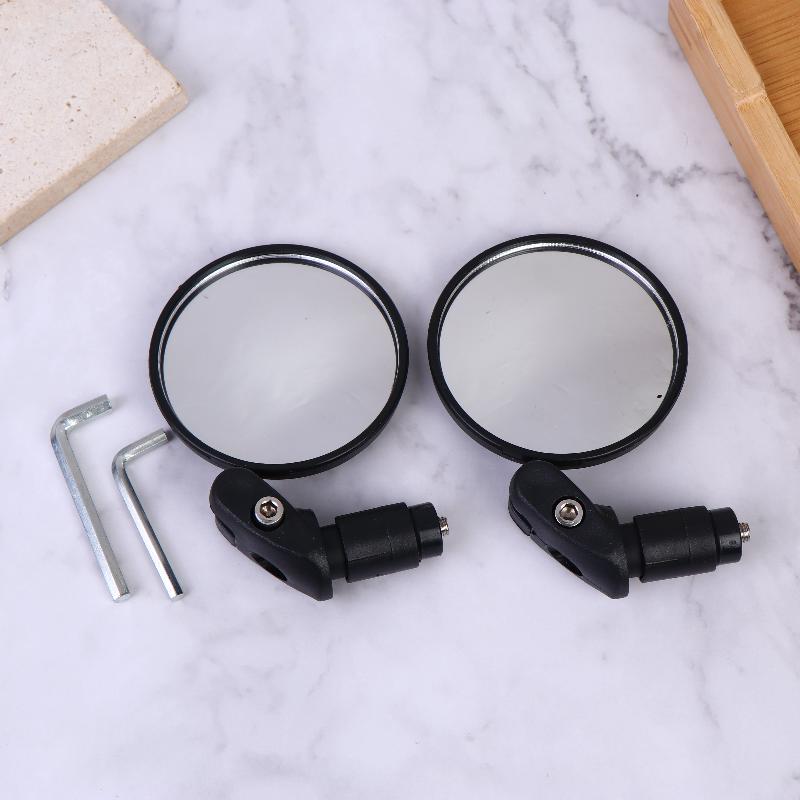 1/2Pcs  Rearview Handlebar Mirrors Rotatable For Mountain Road Bike Motorcycle Bendable Hose Adjustable Rearview Mirror
