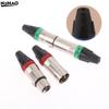 1Pc Pin XLR Plug Jack Male / Female Microphone Connector MIC Adapter XLR Cable Terminal Audio Wire Connector