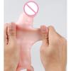 Highly Elastic Silicone Penis Extender Sleeve Reusable Dildos Condom Delay Ejaculation Dick Enlargement Sex Toys for Men