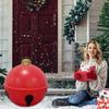 Outdoor Christmas Ball Ornaments 24 Inch Large PVC Inflatable Decor Yard Blow Up Ball Ornaments For Winter Outdoor Yard Garden