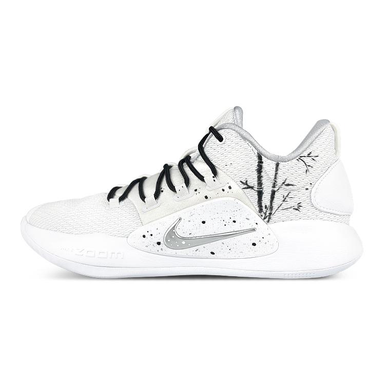 Nike Hyperdunk X Slip Resistant Abrasion Resistant Low top Performance Basketball Shoes Men's Black White AR0465-100(Team47-HD)