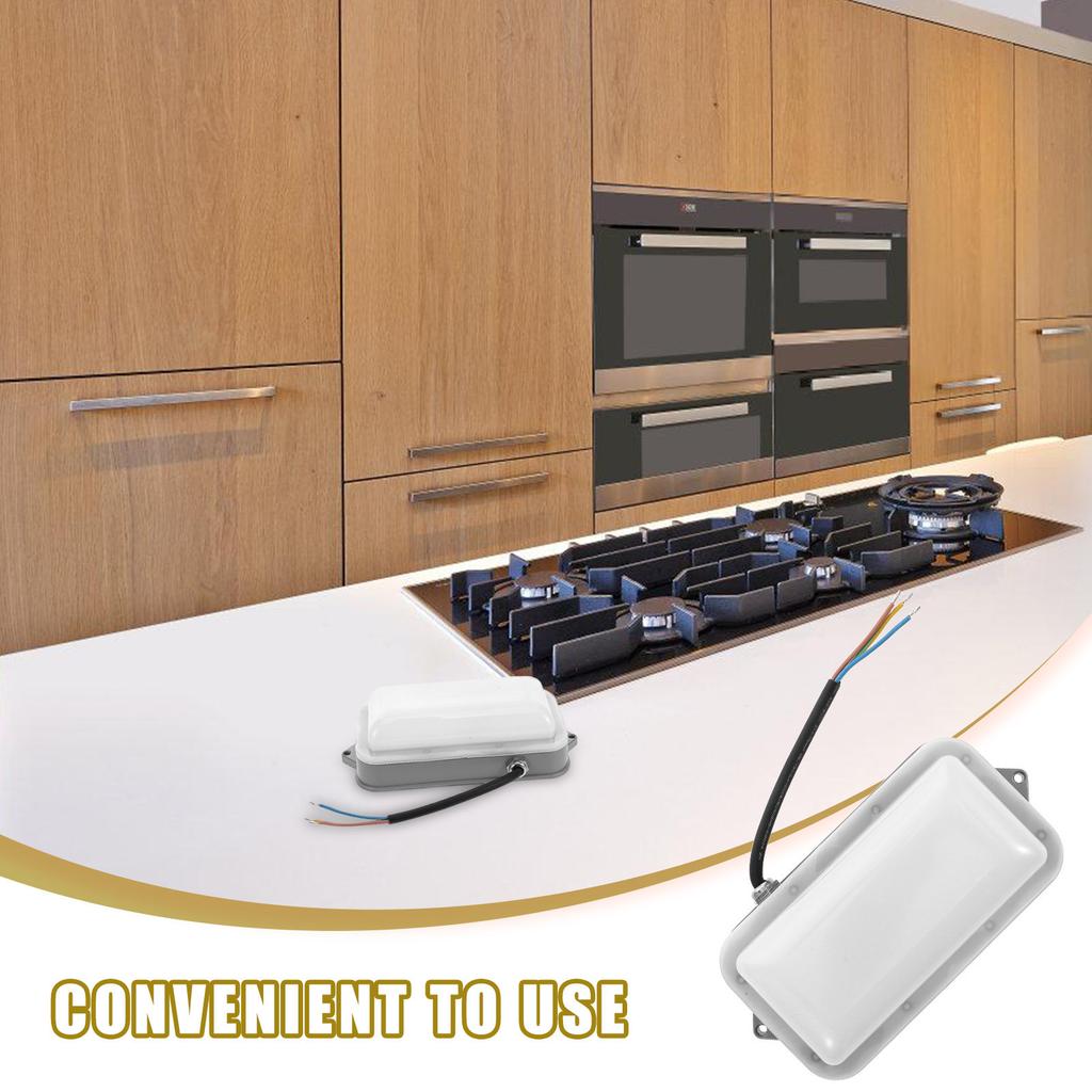 LED Hood Light 20W for Commercial Kitchen Range Hood Oil Proof Waterproof High Temperature Resistant LED Gas Station Lighting