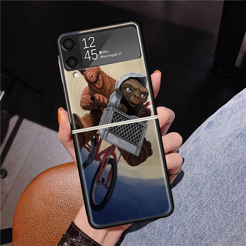A-Alf TV Series Phone Case For Samsung Z Flip 7 6 5 4 3 Galaxy ZFlip7 ZFlip6 ZFlip5 ZFlip4 ZFlip3 5G Print Cover