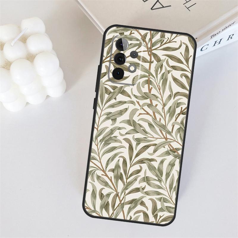 William Morris For Samsung Galaxy A56 A36 A26 A16 A05 A06 A22 A32 A52 A54 A34 A14 A55 A15 A53 A33 A35 Case