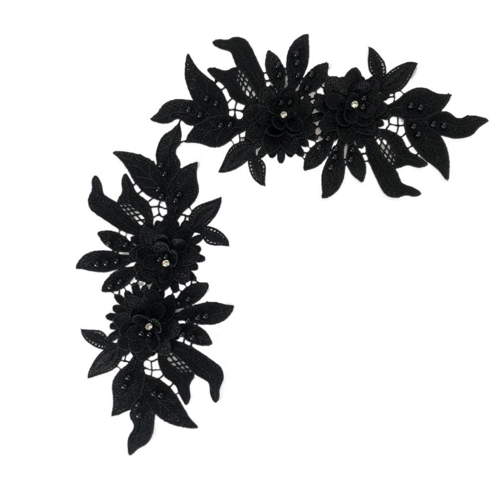 Gorgeous Embroidery Patch Hollow Clothes Patches Fabric Sticker Clothing Applique  Women Clothes