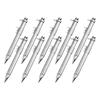 5Pcs Measuring Ruler Roller Ball Pen Multifunction Vernier Caliper Pen Ballpoint Pen Measuring Tool Black/Blue Gel Ink