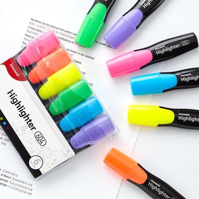 4/6pcs Mini Pretty Waist Color Highlighter Pen Set Adding Super Pastel Marker Liner School Supplies