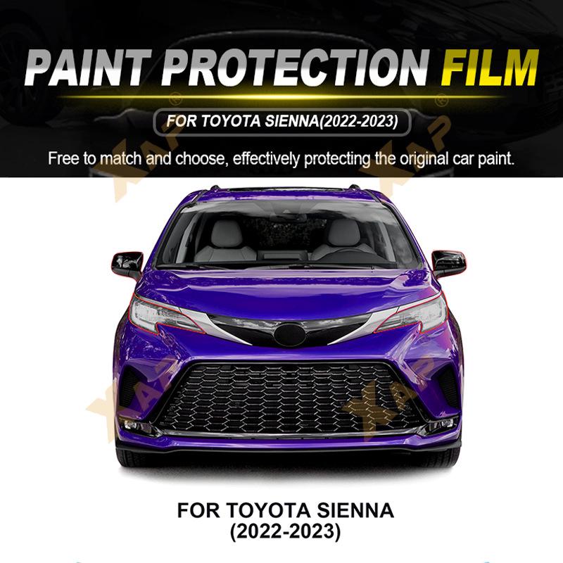 Toyota Sienna TPU Headlight & Mirror Protection Film