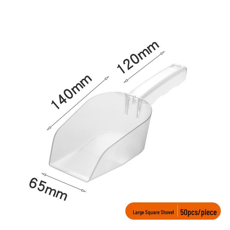 Thickened Plastic Multi-purpose Food Scoop for Ice, Popcorn, Flour, Rice, Feed, Dried Fruit, Tea, and Sugar.