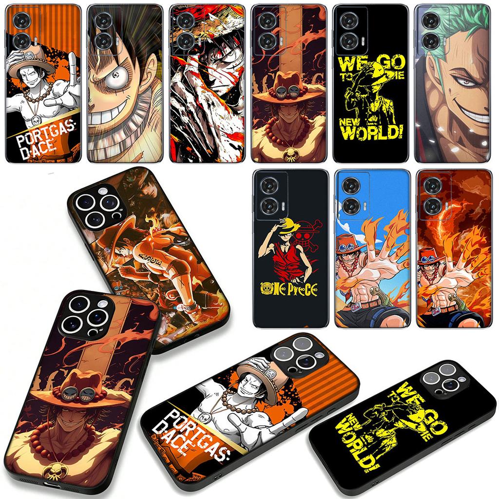 Portgas D Ace ONE PIECES Luffy Zoro Cover Phone Case for Apple iPhone 17 16 15 11 Pro XS Max XR 6 7 8 Plus + SE 2020 5 16E