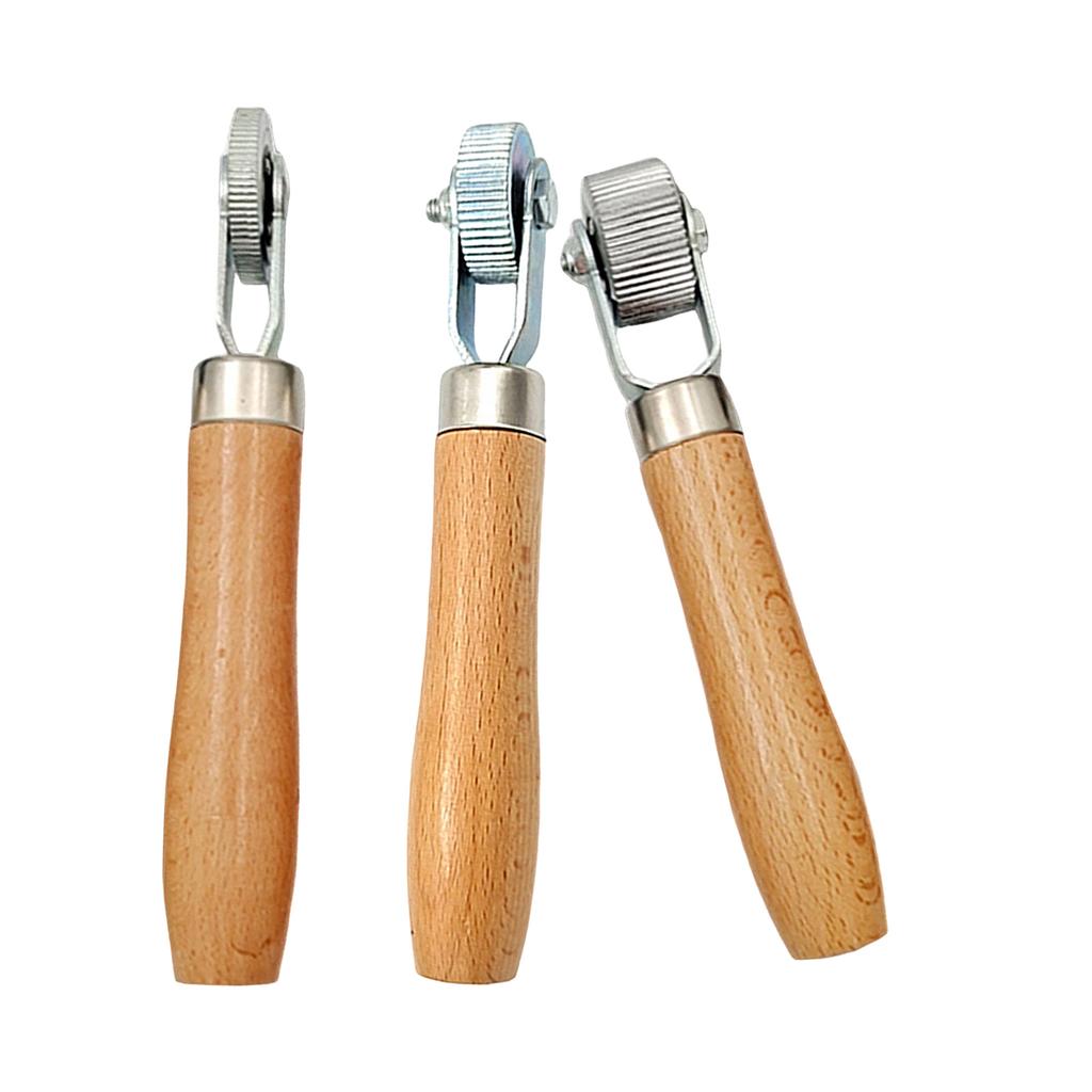 Heavy Duty Ergonomic Motorcycle Muffler Roller Installation Kit Featuring Rust Resistant Alloy Steel And Wooden Handle