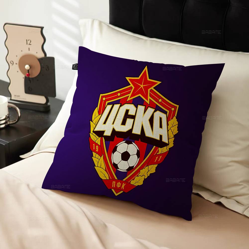 C-CSKAS Football Team Pillow Gifts Home Office Furnishings Bedroom Sofa Car Cushion Cover Case 45x45cm
