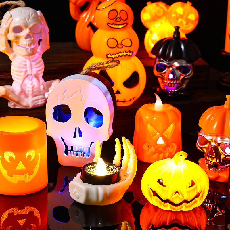 Halloween Decoration Led Pumpkin Lantern Luminous Pendant Halloween Party Decoration Props Decoration
