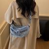 Vintage Hobo Bag Women's Embroidered Denim Shoulder Crossbody Bag
