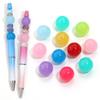 20pcs 16mm Jelly Color Acrylic Beads Round Loose Spacer Beads For Jewelry Making DIY Bracelets Necklace Phone Key Chain Supplies