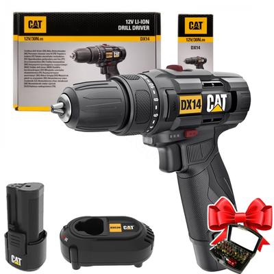 Cordless Screwdriver 12V Torque 30Nm DX14 CAT 1x2.0Ah LED