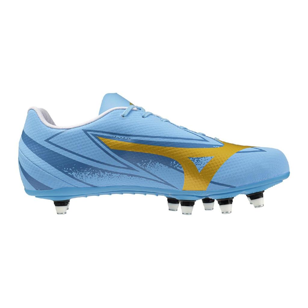 Mizuno Waitangi PRO Rugby Unity Sky Blue x Size 4E Shoes, Gold, 27.0 cm,