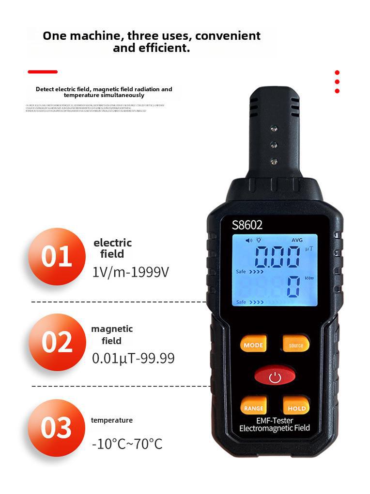 Household Electromagnetic Wave Radiation Detector for High Voltage Lines and Pregnant Women