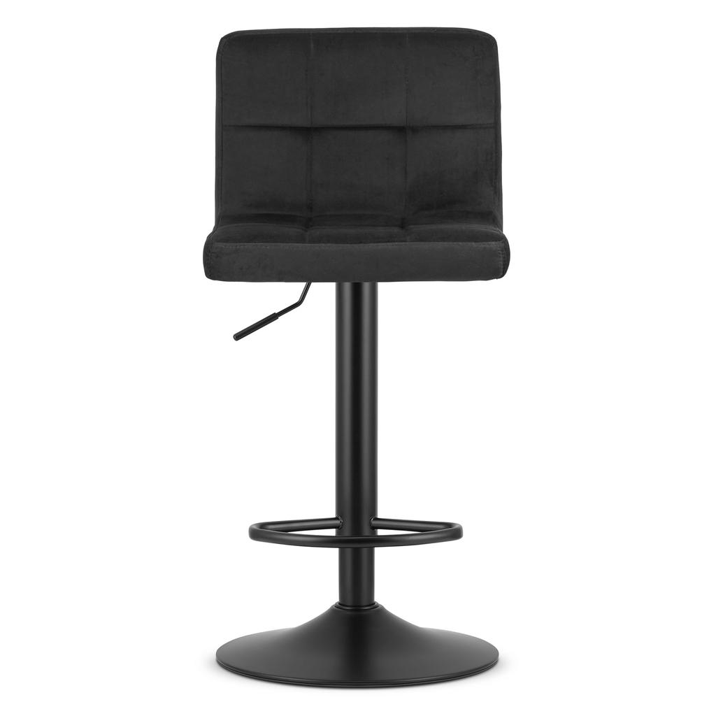 Prot Stool - Black Velvet / Black Base X 2