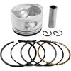Road Passion Engine Piston and Rings Set for YAMAHA XV250 1988-2018/ XC125 Cygnus 1990-1993(STD 49mm;1 Set)