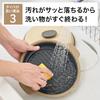Evercook Microwave Grill for Microwave by Doshisha Cookware, Round, Amber, Use,