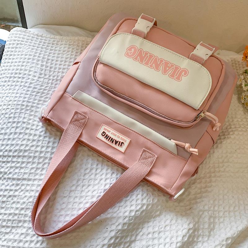 

School bag for children, primary school students, high-value junior high school students, two-piece backpack, fashionable backpack.